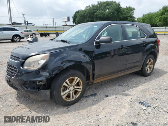 2017 Chevrolet Equinox LS z VIN 2GNALBEK1H1579847, wystawiony jako Copart lot #57175295 z przebiegiem 170 905 mil mil oraz Szkoda całkowita • Salvage title. Historia ofert i sprzedaży dostępna na DreamBid. Obrazek 1.