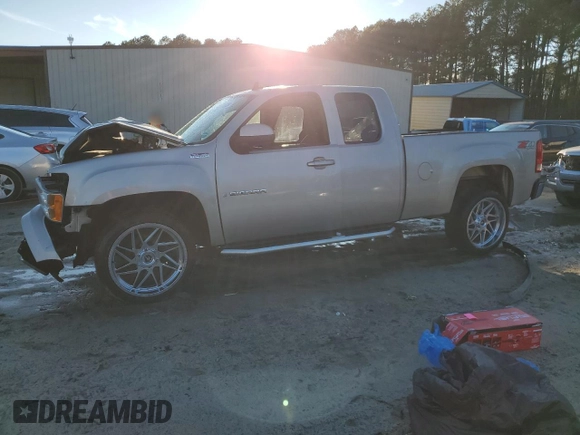 2009 GMC Sierra 1500 SLE with VIN 2GTEK29J791129006, listed as a Copart auction lot 86274624 with 0 mi miles and Non Repairable. Bid and sale history available at carsss.com. Image 1.