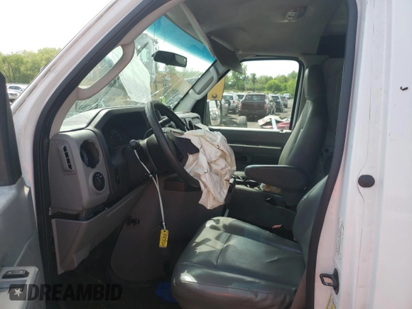 2014 Ford Econoline Cargo Commercial with VIN 1FTNE1EW3EDA66746, listed as a Copart auction lot 56550355 with 176,493 mi miles and Salvage title. Bid and sale history available at DreamBid. Image 7.