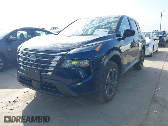 2024 Nissan Rogue SV with VIN 5N1BT3BA5RC698328, listed as a IAAI auction lot 42218726 with 24,512 mi miles and . Bid and sale history available at carsss.com. Image 17.