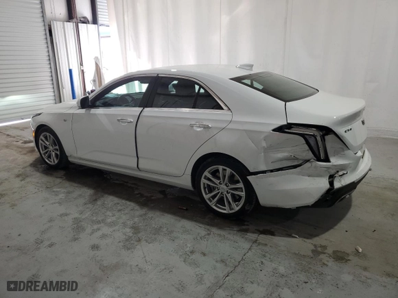2024 Cadillac CT4 Luxury with VIN 1G6DA5RK5R0131912, listed as a Copart auction lot 48814235 with 20,798 mi miles and Clean Title. Bid and sale history available at carsss.com. Image 2.