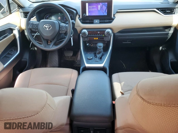 2023 Toyota RAV4 Hybrid LE with VIN JTMLWRFV7PD204946, listed as a Copart auction lot 51330055 with 10,560 mi miles and Salvage Title. Bid and sale history available at carsss.com. Image 8.