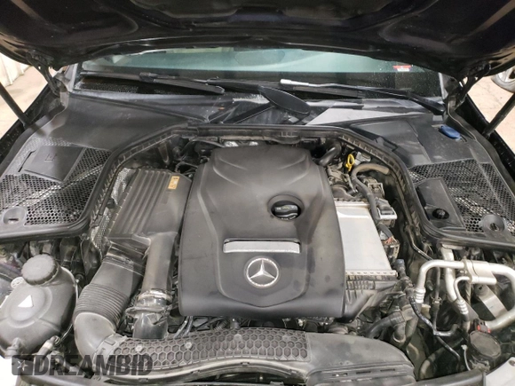 2018 Mercedes-Benz C 300 with VIN 55SWF4KB9JU259232, listed as a Copart auction lot 61559355 with 82,482 mi miles and Salvage title. Bid and sale history available at DreamBid. Image 11.