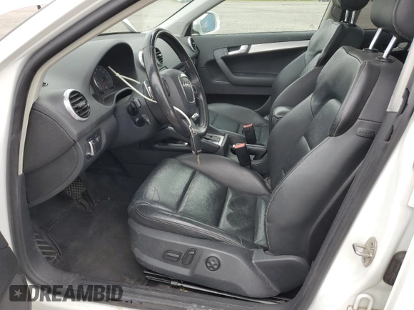 2011 Audi A3 Premium Plus with VIN WAUKEAFM6BA010052, listed as a Copart auction lot 47665695 with 150,840 mi miles and Salvage title. Bid and sale history available at DreamBid. Image 7.