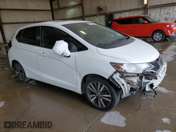 2017 Honda Fit EX-L with VIN JHMGK5H82HS000970, listed as a Copart auction lot 56025545 with Not provided miles and Clean title. Bid and sale history available at DreamBid. Image 4.