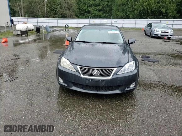2009 Lexus IS 250 with VIN JTHBK262695100819, listed as a Copart auction lot 50980215 with 205,237 mi miles and Salvage Title. Bid and sale history available at DreamBid. Image 10.