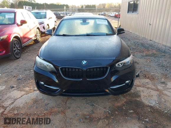 2015 BMW 2 Series 228i with VIN WBA1F5C55FV256604, listed as a IAAI auction lot 41841754 with 118,354 mi miles. Bid and sale history available at carsss.com. Image 12.