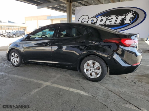 2016 Hyundai Elantra SE with VIN KMHDH4AE6GU512288, listed as a Copart auction lot 53707605 with 198,927 mi miles and Clean Title. Bid and sale history available at carsss.com. Image 2.