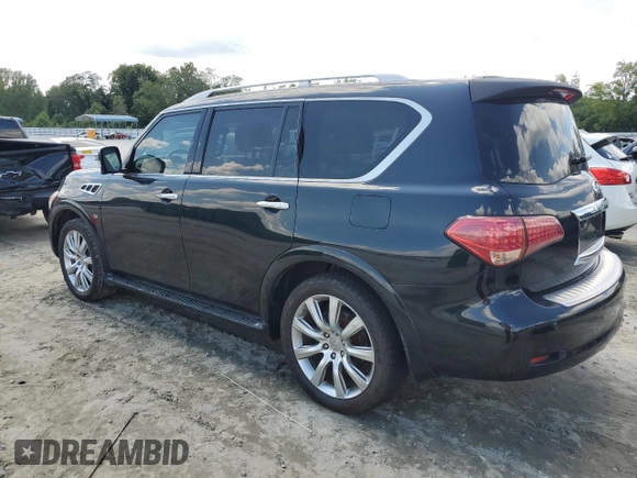 2014 Infiniti QX80 with VIN JN8AZ2NF4E9555706, listed as a Copart auction lot 66904864 with 169,137 mi miles and Clean Title. Bid and sale history available at carsss.com. Image 2.