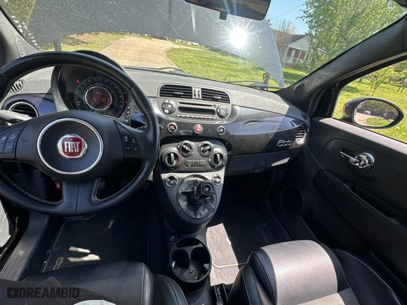 2013 FIAT 500 Turbo with VIN 3C3CFFHH0DT623298, listed as a Copart auction lot 52765525 with 89,455 mi miles and Clean Title. Bid and sale history available at carsss.com. Image 9.