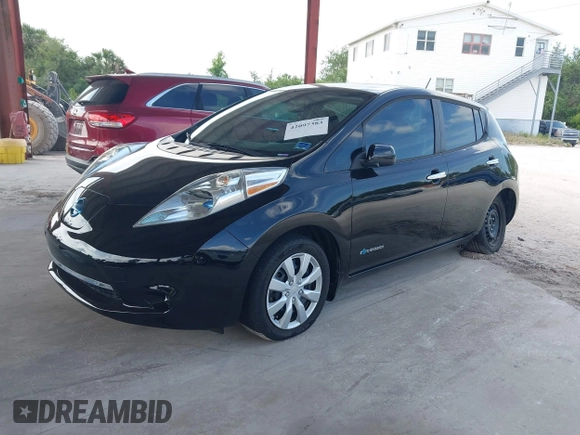 2013 Nissan LEAF SV with VIN 1N4AZ0CP5DC423797, listed as a IAAI auction lot 42097383 with Not provided miles and . Bid and sale history available at DreamBid. Image 2.