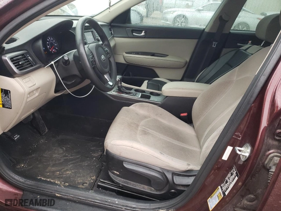 2016 Kia Optima LX with VIN 5XXGT4L39GG109746, listed as a Copart auction lot 84721554 with 99,838 mi miles and Salvage Title. Bid and sale history available at carsss.com. Image 7.
