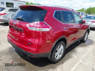 2014 Nissan Rogue SV with VIN 5N1AT2MT0EC849834, listed as a IAAI auction lot 41990792 with 93,582 mi miles and . Bid and sale history available at DreamBid. Image 4.