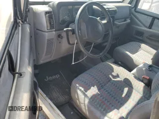 1997 Jeep Wrangler SE with VIN 1J4FY29PXVP411817, listed as a Copart auction lot 48755615 with 125,284 mi miles and Salvage Title. Bid and sale history available at DreamBid. Image 8.