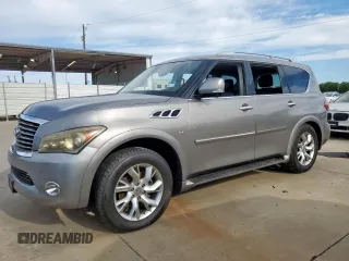 2011 Infiniti QX56 7-passenger z VIN JN8AZ2NFXB9504352, wystawiony jako Copart lot #57708865 z przebiegiem Nie podano mil oraz Czysty tytuł • Clean title. Historia ofert i sprzedaży dostępna na DreamBid. Obrazek 1.