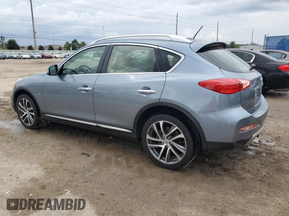 2016 Infiniti QX50 with VIN JN1BJ0RP8GM235709, listed as a Copart auction lot 71441004 with 43,348 mi miles and Salvage Title. Bid and sale history available at carsss.com. Image 2.