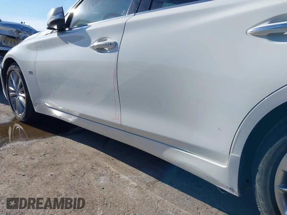 2020 Infiniti Q50 Pure with VIN JN1EV7AP6LM207147, listed as a IAAI auction lot 41793447 with 78,580 mi miles and . Bid and sale history available at carsss.com. Image 18.