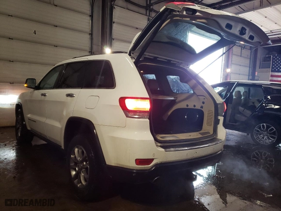 2014 Jeep Grand Cherokee Limited with VIN 1C4RJFBG4EC459944, listed as a Copart auction lot 45639075 with 160,954 mi miles and Salvage Title. Bid and sale history available at carsss.com. Image 2.