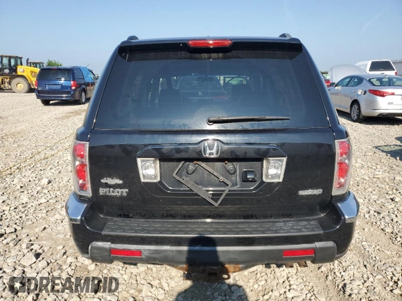 2008 Honda Pilot EX-L with VIN 5FNYF18758B056456, listed as a Copart auction lot 64497905 with 120,169 mi miles and Clean title. Bid and sale history available at DreamBid. Image 6.