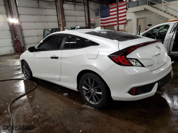 2020 Honda Civic Coupe EX with VIN 2HGFC3B30LH352605, listed as a Copart auction lot 44835165 with 42,272 mi miles and Salvage Title. Bid and sale history available at carsss.com. Image 2.