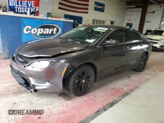 2015 Chrysler 200 Limited with VIN 1C3CCCAB5FN561090, listed as a Copart auction lot 62876035 with 90,694 mi miles and Salvage title. Bid and sale history available at DreamBid. Image 1.