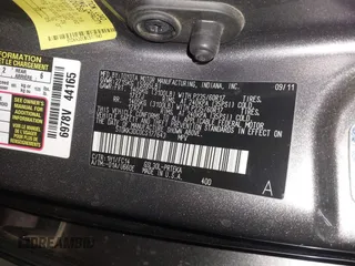 2012 Toyota Sienna LE AAS with VIN 5TDKK3DC0CS177643, listed as a IAAI auction lot 41845652 with 164,771 mi miles. Bid and sale history available at carsss.com. Image 9.