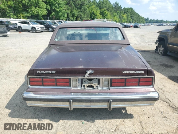 1987 Chevrolet Caprice z VIN 1G1BU51H7H9156079, wystawiony jako Copart lot #60443124 z przebiegiem 44 452 mil mil oraz Szkoda całkowita • Salvage title. Historia ofert i sprzedaży dostępna na DreamBid. Obrazek 6.