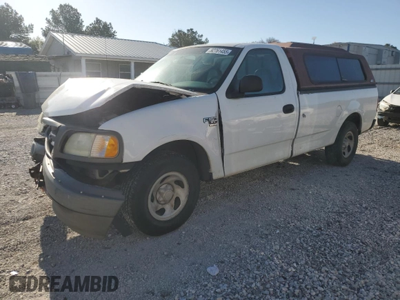 2002 Ford F-150 XL with VIN 1FTRF17W92NB67419, listed as a Copart auction lot 52761455 with 100,305 mi miles and Salvage Title. Bid and sale history available at carsss.com. Image 1.