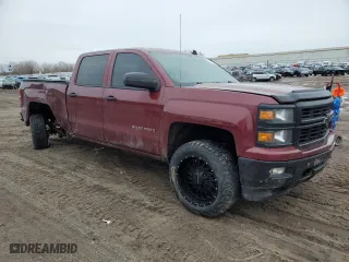 2014 Chevrolet Silverado 1500 LT with VIN 3GCUKRECXEG351391, listed as a Copart auction lot 46321995 with 183,020 mi miles and Clean Title. Bid and sale history available at carsss.com. Image 4.