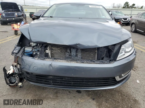 2013 Volkswagen CC R-Line with VIN WVWBP7AN5DE564646, listed as a Copart auction lot 73240774 with 53,337 mi miles and Salvage Title. Bid and sale history available at DreamBid. Image 5.