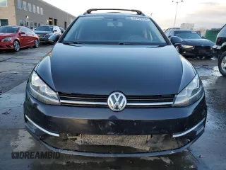 2019 Volkswagen Golf SportWagen S with VIN 3VWY57AUXKM512683, listed as a Copart auction lot 84749954 with 63,230 mi miles and Salvage Title. Bid and sale history available at carsss.com. Image 5.