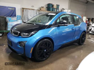 2017 BMW i3 with VIN WBY1Z8C34HV890708, listed as a Copart auction lot 45567745 with 64,663 mi miles and Salvage Title. Bid and sale history available at carsss.com. Image 1.