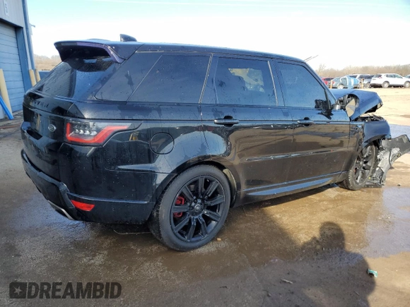 2018 Land Rover Range Rover Sport HSE Dynamic with VIN SALWV2SV9JA812238, listed as a Copart auction lot 44374695 with 53,014 mi miles and Salvage Title. Bid and sale history available at carsss.com. Image 3.