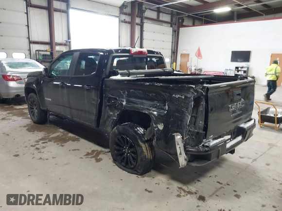 2022 GMC Canyon 4WD Elevation with VIN 1GTG6CEN6N1249763, listed as a IAAI auction lot 41578584 with 28,310 mi miles and . Bid and sale history available at DreamBid. Image 3.