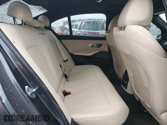 2019 BMW 3 Series 330i xDrive with VIN 3MW5R7J52K8A05155, listed as a Copart auction lot 88263325 with 97,201 mi miles and Salvage Title. Bid and sale history available at DreamBid. Image 10.
