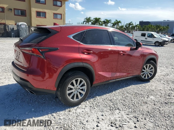 2020 Lexus NX 300 with VIN JTJAARBZ4L5011167, listed as a Copart auction lot 62017015 with 24,375 mi miles and Salvage title. Bid and sale history available at DreamBid. Image 3.