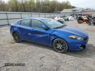 2014 Dodge Dart SXT with VIN 1C3CDFBBXED860446, listed as a Copart auction lot 53584495 with 127,280 mi miles and Salvage Title. Bid and sale history available at DreamBid. Image 4.