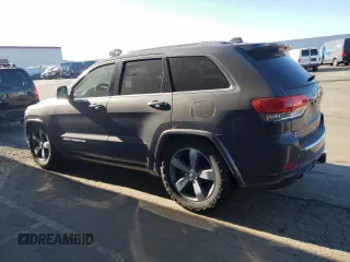 2014 Jeep Grand Cherokee Overland with VIN 1C4RJFCM1EC582749, listed as a Copart auction lot 42262345 with 133,285 mi miles and Clean Title. Bid and sale history available at DreamBid. Image 2.