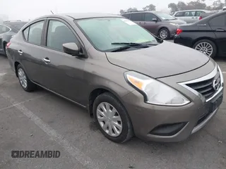2015 Nissan Versa S Plus with VIN 3N1CN7AP9FL810597, listed as a IAAI auction lot 41681629 with 133,777 mi miles. Bid and sale history available at carsss.com. Image 1.
