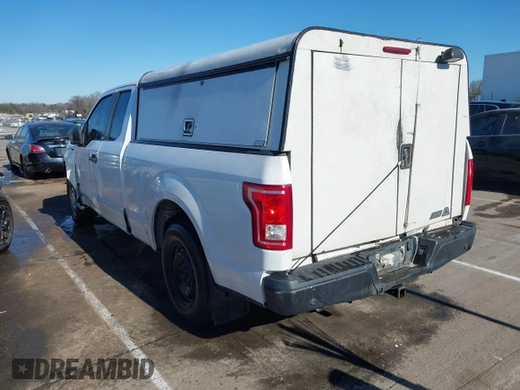 2017 Ford F-150 XL with VIN 1FTEX1C89HKD20104, listed as a IAAI auction lot 41341433 with 213,037 mi miles. Bid and sale history available at carsss.com. Image 3.