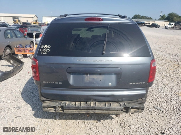 2002 Dodge Caravan Sport with VIN 2B4GP44392R753845, listed as a Copart auction lot 69061924 with 0 mi miles and Salvage Title. Bid and sale history available at carsss.com. Image 6.