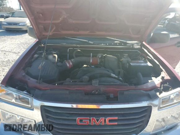 2004 GMC Canyon 1SB SLE Z85 with VIN 1GTCS136248111721, listed as a Copart auction lot 44143595 with 198,030 mi miles and Salvage Title. Bid and sale history available at carsss.com. Image 11.