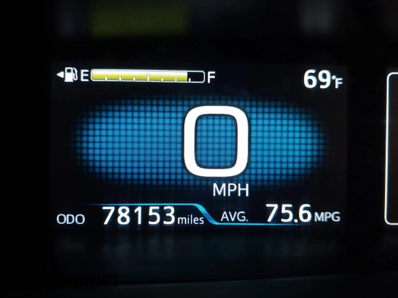 2021 Toyota Prius LE with VIN JTDKAMFP8M3175487, listed as a IAAI auction lot 42176936 with 78,153 mi miles and . Bid and sale history available at DreamBid. Image 15.