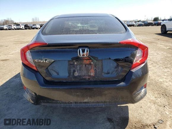 2017 Honda Civic EX with VIN 2HGFC2F81HH003590, listed as a Copart auction lot 53337565 with 218,496 mi miles and Clean Title. Bid and sale history available at DreamBid. Image 6.