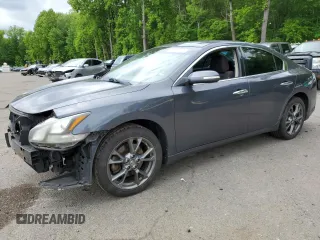 2012 Nissan Maxima S z VIN 1N4AA5AP1CC801376, wystawiony jako Copart lot #58637005 z przebiegiem 161 051 mil mil oraz Szkoda całkowita • Salvage title. Historia ofert i sprzedaży dostępna na DreamBid. Obrazek 1.