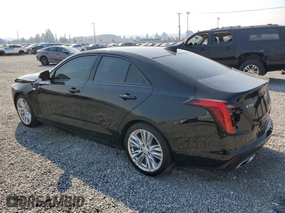 2023 Cadillac CT4 Premium Luxury with VIN 1G6DB5RK2P0106721, listed as a Copart auction lot 70818694 with 19,753 mi miles and Salvage Title. Bid and sale history available at carsss.com. Image 2.