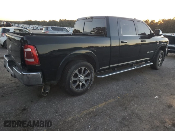 2021 Ram 2500 Longhorn with VIN 3C6UR5PL6MG508227, listed as a Copart auction lot 80831394 with 8,554 mi miles and Clean title. Bid and sale history available at DreamBid. Image 3.