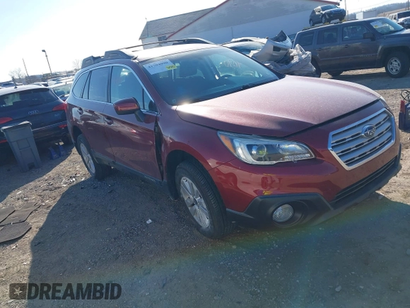2017 Subaru Outback Premium z VIN 4S4BSACC1H3409385, wystawiony jako IAAI lot #41704090 z przebiegiem 68 190 mil mil oraz . Historia ofert i sprzedaży dostępna na DreamBid. Obrazek 1.