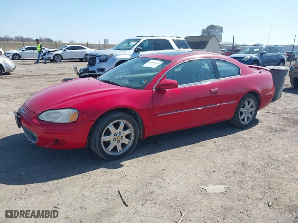 2001 Chrysler Sebring LXi with VIN 4C3AG52H91E079434, listed as a IAAI auction lot 41761154 with 102,049 mi miles. Bid and sale history available at carsss.com. Image 2.