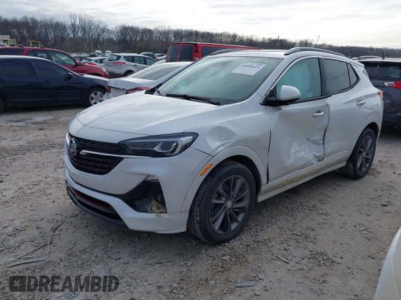 2020 Buick Encore GX Essence with VIN KL4MMFSL9LB104263, listed as a IAAI auction lot 40996823 with 44,257 mi miles and . Bid and sale history available at DreamBid. Image 2.